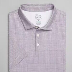 Jos. A. Bank Tailored Fit Short Sleeve Mini Dot Polo size:2XL
